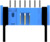 Stiftleiste, 14-polig, RM 2.54 mm, gerade, blau, 2-1761608-5