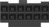 Buchsengehäuse, 12-polig, RM 2.54 mm, gerade, schwarz, 87631-7