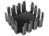 Fingerkühlkörper, 42 x 42 x 17 mm, 6.8 K/W, Schwarz eloxiert