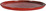 Teller flach mit Rand Etana; 24x1.1 cm (ØxH); rot; rund; 6 Stk/Pck