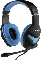 Konix Nemesis Headset Gamer Over Ear headset Vezetékes Stereo Fekete-kék