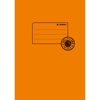 Heftumschlag, A5, 100% Altpapier, 15,2 cm x 21,2 cm, orange