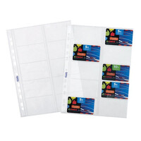 Busta Plastica Foro Universale portaschede A4 PPL/10BS (portacards)