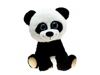 peluche panda assis luxe 20cm