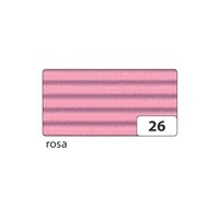 Bastelwellpappe, 50x70cm, rosa FOLIA 741026