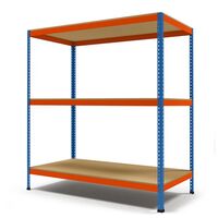 Wide span heavy duty shelving