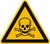 Warnschild, Warnung vor giftigen Stoffen, Alu, Seitenlänge 200 mm, DIN EN ISO 70
