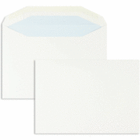 Kuvertierhüllen C5 100g/qm gummiert VE=500 Stück weiß