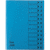 Ordnungsmappe A4 12 Fächer Karton mit Kunststoffumschlag blau