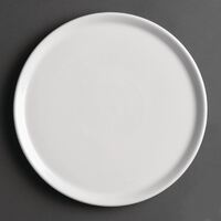 Royal Porcelain Pizza Plate with Small Lip Around Edge 255mm Pack of 12