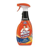 Mr Muscle Platinum Bathroom Cleaner - Orange - Ready To Use - 750 ml