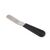 Hygiplas Angled Blade Palette Knife in Black Stainless Steel - Stamped - 10cm