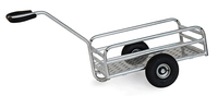 fetra® Outdoor-Handwagen verzinkt, Luftbereifung, Ladefläche 795 x 445 mm