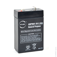 Unité(s) Batterie plomb AGM NX 2.8-6 General Purpose 6V 2.8Ah F4.8
