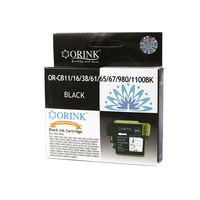 Orink CB11/LC980/LC1100XL utángyártott Brother tintapatron fekete (BROCB11BK)