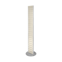 FlexiSlot® Tower "Slim" | pale ivory similar to RAL 1015 1830 mm steel silver similar to RAL 9006 400 mm no