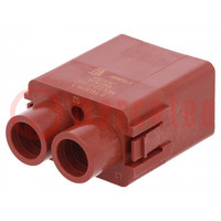 Connector: HDC; module; mannelijk; MDL.2; contactloos; 10÷63A