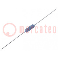 Resistor: wire-wound; THT; 4.7Ω; 3W; ±5%; Ø4.8x13mm; -55÷250°C