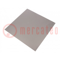 Shielding mat; 240x240x0.05mm; Permeability: 25; self-adhesive