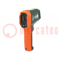 Infrared thermometer; LCD; -20÷650°C; Accur.(IR): ±(1%+1°C); IP65