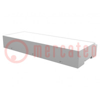 Enclosure: for DIN rail mounting; Y: 90mm; X: 212.5mm; Z: 32mm; grey