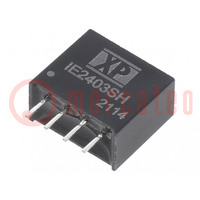 Converter: DC/DC; 1W; Uin: 24V; Uout: 3.3VDC; Iout: 300mA; SIP; THT; IE
