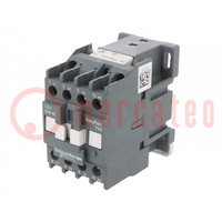 Contactor: 3-pole; NO x3; Auxiliary contacts: NO; 220VAC; 18A; 690V