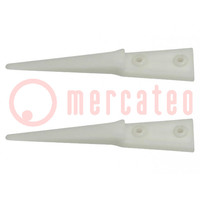 Tip; Blade tip shape: rounded; Type of tweezers: straight; 2pcs.