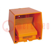 Switch: foot; Stabl.pos: 1; SPST-NO + SPST-NC; 3A/240VAC; IP66