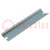 DIN-rail; staal; W: 35mm; L: 160mm; Bedekking: zink