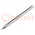 Tip; conical; 0.1mm; for soldering iron; ERSA-MINOR