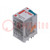 Relay: electromagnetic; 4PDT; Ucoil: 220VDC; Icontacts max: 6A