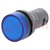 Lámpara de control; 22mm; CL2; -25÷70°C; Displ: LED; Ø22mm; azul