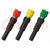 Akces.pom: adapter gniazd pomiarowych; czerwony,zielony,żółty
