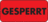 Verpackungsetiketten - GESPERRT, Fluoreszierend-Rot, 4 x 6 cm, Papier, Schwarz