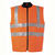 Warnschutzbekleidung Winter-Weste, orange, wasserdicht, Gr. S - XXXXL Version: M - Größe M