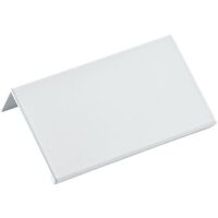 Produktbild zu Maniglia a barra Crevan INT 48 mm, lungh. 70 mm, alluminio bianco lucido