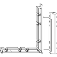 Produktbild zu MACO Falzecklagerband MAMMUT 220 kg, 12/20-13 mm, weiß, links (222509)