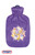 Detailbild - Wärmflasche aus Gummi, 2,0 l, Velourbezug Mandala