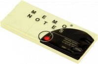 Karteczki samoprzylepne Dalpo Memo Notes, 40x50mm, 3x100 karteczek, żółty