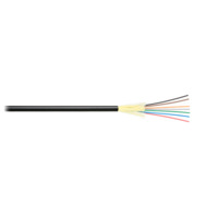 NIKOMAX Optikai kábel, beltéri/kültéri, MM 50/125, OM4, 8 szálas tight buffered, LSZH, Eca, fekete - Méterre