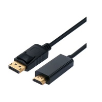 STANDARD Kábel DisplayPort - HDMI 5m, fekete