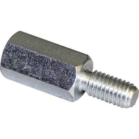 PB FASTENER S48050X40 ENTRETOISE (L) 40 MM M5 X 11 M5 X 10 ACIER GALVANISÉ 10 PC(S)