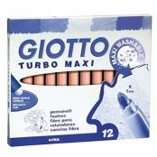 GIOTTO ROTULADORES TURBO MAXI ROSA ESTUCHE 12 UD