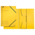 Eckspannermappe, A4, Füllhöhe 350 Blatt, Pendarec-Karton, gelb