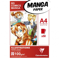 Clairefontaine Manga Layout Block Kunstpapier 50 Blätter