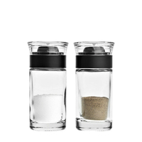 LEONARDO Cucina Transparent Salz- und Pfefferstreuer-Set