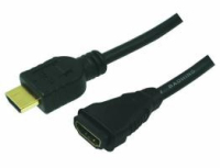 LogiLink HDMI/HDMI, 5.0m kabel HDMI 5 m HDMI Typu A (Standard) Czarny