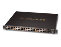 Supermicro SSE-G2252P network switch Managed L2 Power over Ethernet (PoE) 1U Black