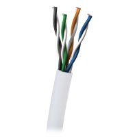 C2G Cat5E 350MHz UTP Solid PVC CMR Cable 305m cable de red Blanco U/UTP (UTP)